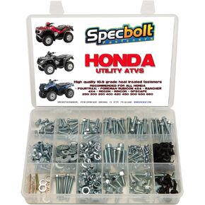 250pc Specbolt Fasteners Brand Bolt Kit for Maintenance & Restoration Quad Foreman 4x4 Rubicon GPScape Four Trax 4x4 Rancher Recon Rincon