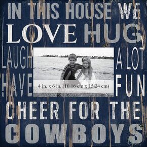 Fan Creations House Frame Dallas Cowboys 10x10, Multicolored