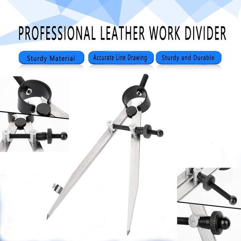 Compass for Geometry, Compass for Woodworking, 16 inch Precision Woodworking Compass with Wing Divider and Pencil Holder, Large Compass for Geometry, Woodworking Compass, Drafting, Drawing Compass in Kuwait