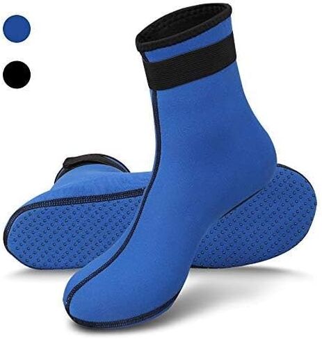 RTDEP Neoprene Socks, 3MM Water Socks, Diving Socks for Women Men,Water Resistant Wetsuit Socks,Wetsuit Boots Sand Socks in Kuwait