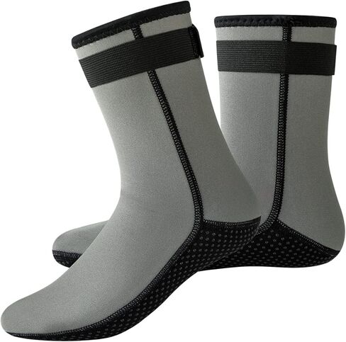 YDQUANI Wetsuit Socks 3mm Neoprene Diving Socks Thermal Anti-slip Scuba Socks Water Booties for Swimming Water Sports in Kuwait