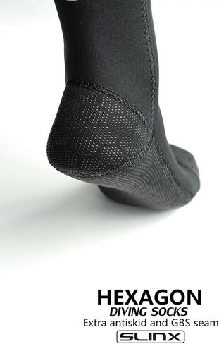 Neoprene Water Fin Sock Diving Wetsuits Sock 3MM for Women Men, Thermal Beach Sock Anti Slip Flexible for Snorkeling in Saudi Arabia
