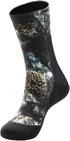 Neoprene Water Fin Sock Diving Wetsuits Sock 3MM for Women Men, Thermal Beach Sock Anti Slip Flexible for Snorkeling in Saudi Arabia