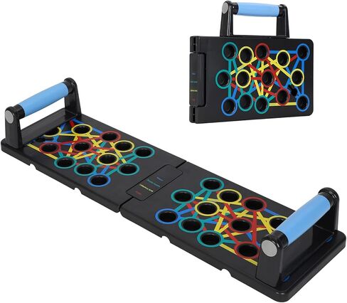 لوح رفع 9 في 1، معدات تمرين منزلية، نظام قضيب تمرين رياضي متعدد الوظائف، أرضية اللياقة البدنية، تمرين عضلات الصدر، معدات احترافية لحرق الدهون، ذراع تدريب القوة in Kuwait