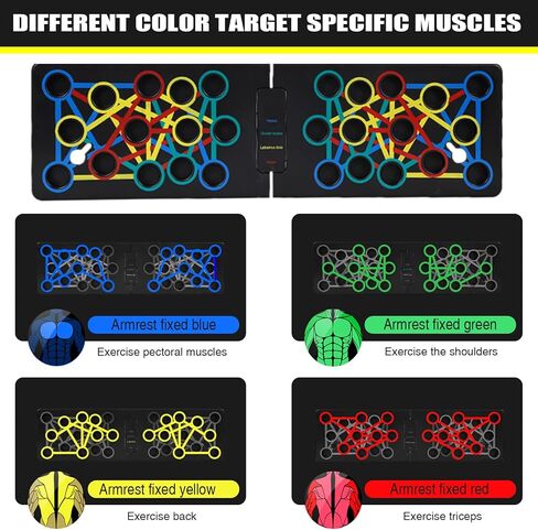 لوح رفع 9 في 1، معدات تمرين منزلية، نظام قضيب تمرين رياضي متعدد الوظائف، أرضية اللياقة البدنية، تمرين عضلات الصدر، معدات احترافية لحرق الدهون، ذراع تدريب القوة in Kuwait