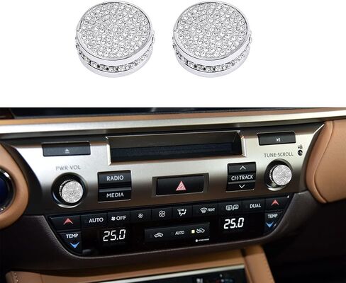 Crystal Clock Cover Diamond Outer Ring Compatible with Lexus NX2015-2017 NX200 NX300 F Sport AWD FWD in Saudi Arabia