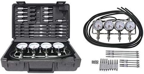 ألفا موتو دراجة نارية فراغ المكربن ​​مزامنة مزامنة مزامنة الكربوهيدرات مقياس متوافق مع هوندا سوزوكي كاواساكي ياماها CB KZ GS XS 550 650 750 850 900 فيديو تجريبي صنع في تايوان in Kuwait