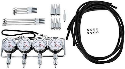 ألفا موتو دراجة نارية فراغ المكربن ​​مزامنة مزامنة مزامنة الكربوهيدرات مقياس متوافق مع هوندا سوزوكي كاواساكي ياماها CB KZ GS XS 550 650 750 850 900 فيديو تجريبي صنع في تايوان in Kuwait