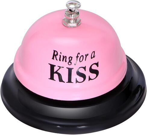 Desk Bell Call Bell Service Bell Desk Bells for Service Front Desk Bell for Desk, Hotels, School, Offices, Restaurant(Pink) in Kuwait