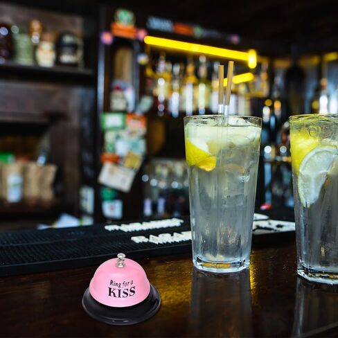 Desk Bell Call Bell Service Bell Desk Bells for Service Front Desk Bell for Desk, Hotels, School, Offices, Restaurant(Pink) in Kuwait