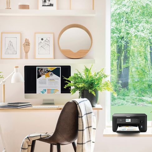 طابعة Epson Expression Home XP-4200 اللاسلكية الملونة الكل في واحد مع المسح الضوئي والنسخ والطباعة التلقائية على الوجهين وصور بلا حدود وشاشة ملونة مقاس 2.4 بوصة، باللون الأسود in Kuwait