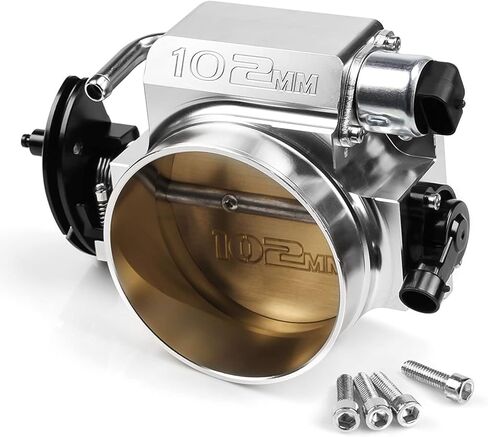 92mm Throttle Body Assembly Compatible with LS LS1 LS3 LS6 LSX Engine 4 Bolt Aluminum Black in Kuwait