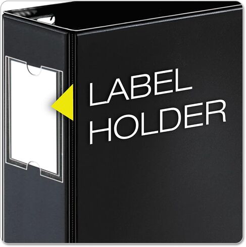 Cardinal Premier 11 x 17 3-Ring Binder, 1" Locking Slant-D Rings, Heavy-Duty Covers, 250-Sheet Capacity, Black with Spine Label (12112V4) in Saudi Arabia