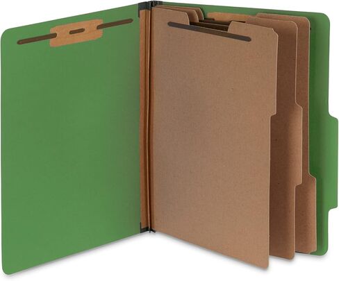 10 مجلدات تصنيف خضراء من Blue Summit Supply، 3 فواصل، حجم الحروف مع توسعات Tyvek مقاس 2 بوصة، تستخدم لتنظيم السجلات الطبية وملفات العملاء، 10 عبوات in Saudi Arabia