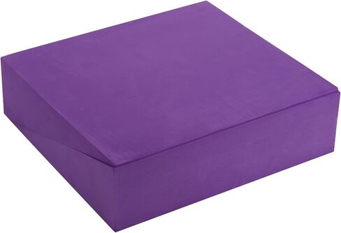 DEAYOU 2 Pack Yoga Foam Wedge, 13" EVA Foam Wedge Block for Exercise, Wrist Back Support (Purple) in Saudi Arabia