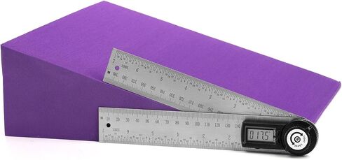 DEAYOU 2 Pack Yoga Foam Wedge, 13" EVA Foam Wedge Block for Exercise, Wrist Back Support (Purple) in Saudi Arabia