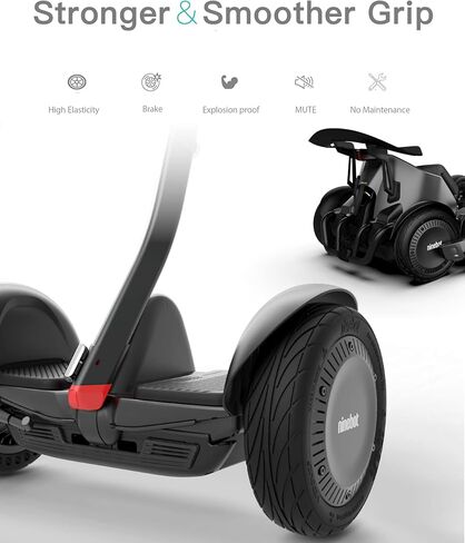10-2.75 إطارات مريحة سريعة التحرير من Gokart استبدال الإطارات الخلفية المتوافقة مع Ninebot بواسطة Segway S MAX/Gokart PRO/Gokart Kit (مع Ninebot S Max)، مجموعة Go kart Refit Parts الملحقات الأصلية in Kuwait