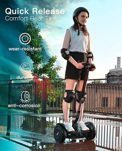 10-2.75 إطارات مريحة سريعة التحرير من Gokart استبدال الإطارات الخلفية المتوافقة مع Ninebot بواسطة Segway S MAX/Gokart PRO/Gokart Kit (مع Ninebot S Max)، مجموعة Go kart Refit Parts الملحقات الأصلية in Kuwait