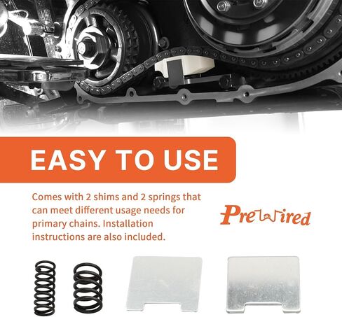 Prewired Big Twin Primary Chain Tensioner Adjuster Designed for 2007-2017 Harley Big Twin & 2006 Dyna & 2017-up Milwaukee Eight M8 Models in Saudi Arabia