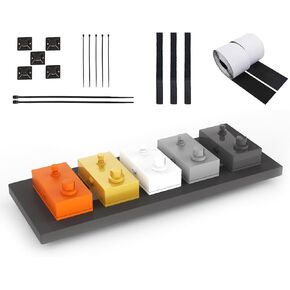Mini Pedal Board Guitar Effects Compact Small Pedalboard with Bass Pedals Mountain Tape, Aluminum Alloy Super light Effect (15.6 inch)