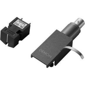 Denon DL-A110 110-year Anniversary Edition MC Turntable Cartridge with Premium Headshell - Silver Graphite
