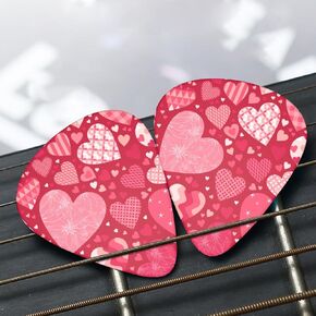 Guitar Picks Ocean Wave Painting Gift for Guitar Players Ukulele Bass Electric Acoustic Guitars Thin Medium Heavy Triangle 12 Pack