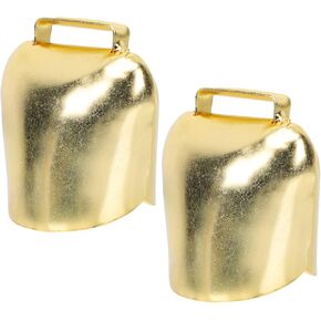 2pcs Thickened Cattle and Sheep Bells Cow Bells Grazing Supplies Livestock Hanging Pendant Horse Hanging Bells Retro Bells Pet Bell Decorations Bell Ornaments Iron Cattle Bells