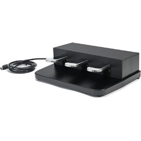 Three-pedal for Digital Keyboard Piano, 3 pedal unit Compatible with Yamaha P85 P95 P48 P105 P115, Electric Pianos Keyboards with Soft Pedal, Sostenuto Pedal, Sustain Pedal