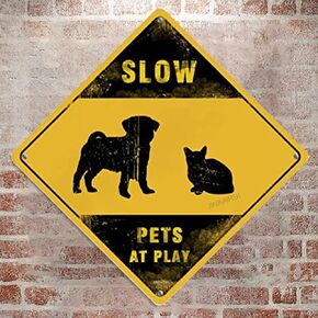 New Metal Sign Aluminum Sign Caution Bear in Area Traffic for Outdoor & Indoor 8" X 8"