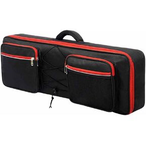 Keyboard Case, 49 Key Keyboard Case, 49-Key Keyboard Bag, Portable Padded Keyboard Case,Piano Case with Handles and Adjustable Shoulder Strap(Not with All Piano)