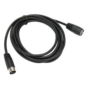 5 Pin MIDI Cable, 5 Pin Din Male to Female Adapter Cord for MIDI Keyboards, 9.8ft MIDI Extension Cable for Electronic Piano MIDI Guitar, Midi Keyboard to Sound Card,Plug and Play
