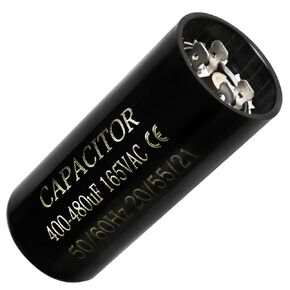 Seentech 400-480 uf/MFD 165 VAC ±20% Round Motor Start Capacitor 50/60 Hz AC Electric Universal Fit for AC Motor Run or Fan Start and Cool or Heat Pump Air Conditioner
