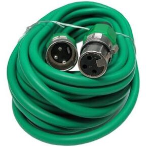 XLR Male to Female 3pin Mic Microphone Lo-z Extension Cable Cord (50ft, Blue)