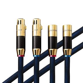 Pair HiFi Audio XLR Cord, 3.3FT/1M, 3 Pin XLR Male - Female Signal Cable Microphone Cable, Hi-end Balanced Interconnect Cable Mic Cords