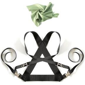Parade Marching Drum Sling for Bass - Straps Belt Harness Holder - Black