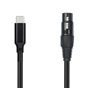 GuangMaoBo Type C to XLR Female Microphone Cable