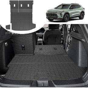 Cargo Liner for 2024 Chevy Trax Accessories, Floor Mats for Chevy Trax Car Accessories 2024 Including Door Sill Protector and Left Storage Mat