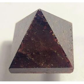 25mm 1PC Dark Deep Purple Lepidolite Pyramid Polished Natural Lithia Mica Flower Sugilite Gemstone Crystal Mineral Specimen - Brazil