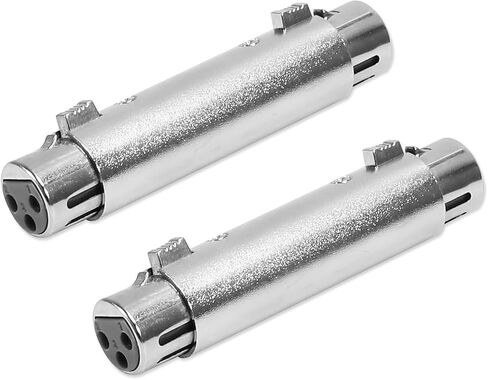 2 قطعة XLR أنثى إلى أنثى 3 دبوس أنثى إلى 3 دبوس أنثى لخلاط الميكروفون in Saudi Arabia