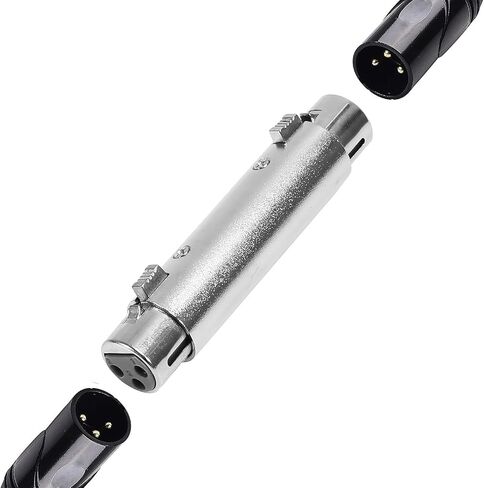 2 قطعة XLR أنثى إلى أنثى 3 دبوس أنثى إلى 3 دبوس أنثى لخلاط الميكروفون in Saudi Arabia