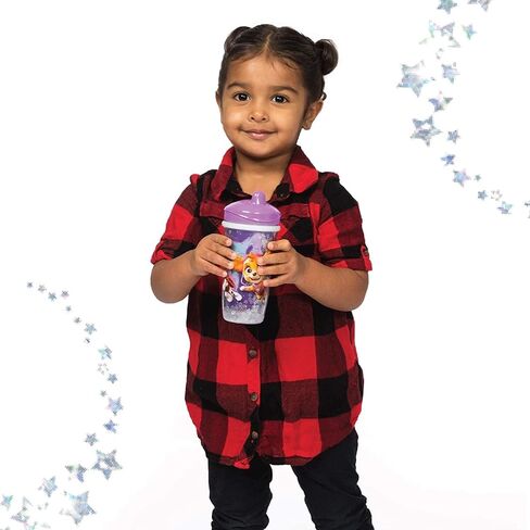 Playtex Baby Sipsters Stage 3 PAW Patrol Sippy Cups, Spill-Proof, Leak-Proof, Insulated, Glitter - Blue, 9 Oz, 1 Count in Saudi Arabia