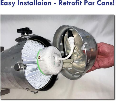 60W Par LED Retrofit Stage and Theater Light, Warm White 30K, for Church/Party/Stage, Par 56 Flood Light 120 Degree, 500W Equivalent, Triac Dimmable, GX16D Base in Saudi Arabia
