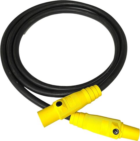 2 AWG Type SC Entertainment & Stage Lighting Cable Rated for 190 Amps, Male/Female Series 16 Camlocks Hubbell, 25 ft (Green) in Kuwait