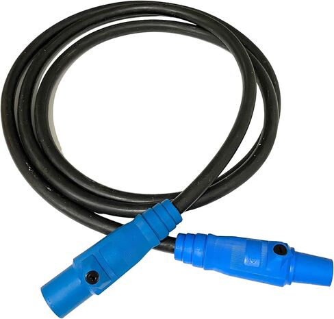 2 AWG Type SC Entertainment & Stage Lighting Cable Rated for 190 Amps, Male/Female Series 16 Camlocks Hubbell, 25 ft (Green) in Kuwait