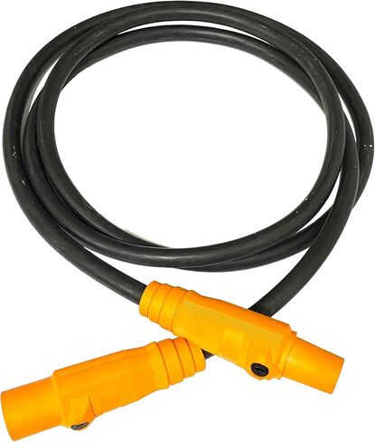 2 AWG Type SC Entertainment & Stage Lighting Cable Rated for 190 Amps, Male/Female Series 16 Camlocks Hubbell, 25 ft (Green) in Kuwait
