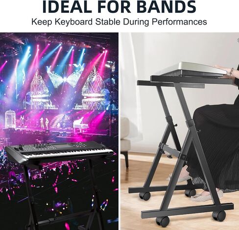 4 PCS Piano Keyboard Stand Replacement Foot Pad for Piano Keyboard Stand, Piano Stand Parts Accessories in Saudi Arabia