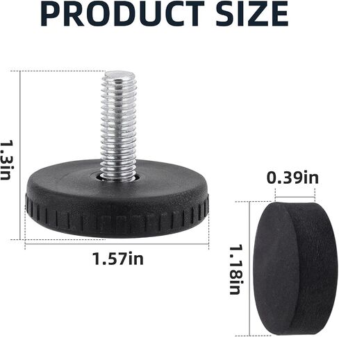 4 PCS Piano Keyboard Stand Replacement Foot Pad for Piano Keyboard Stand, Piano Stand Parts Accessories in Saudi Arabia