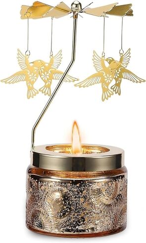 Rotatable Scented Candle gifts for mom, and sister birthday gifts, Butterfly & Hummingbird Designs, Unique Birthday Presents for Women (Butterfly, Radiant Bloom: Neroli + Bergamot Fusion) in Saudi Arabia