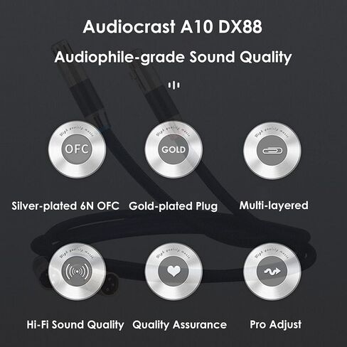 زوج سلك HiFi Audio XLR، 3.3FT/1M، 3 Pin XLR ذكر - أنثى كابل إشارة كابل ميكروفون، كابل توصيل متوازن عالي النهاية أسلاك ميكروفون in Kuwait