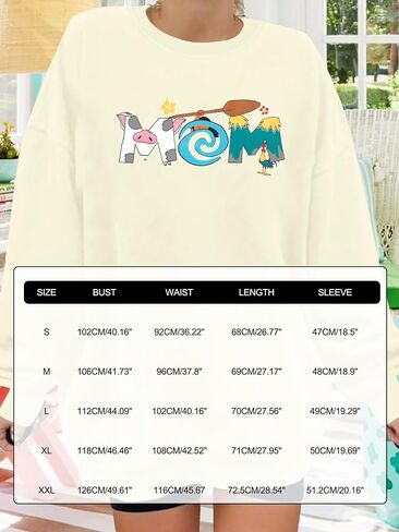 JINTING Mom and Dad Sweatshirt Mama Graphic Shirts Magic Rrincess كم طويل in Saudi Arabia